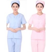 名宇艺儿科女护士秋服上衣XS粉色双面涤卡，粉色、九分袖。