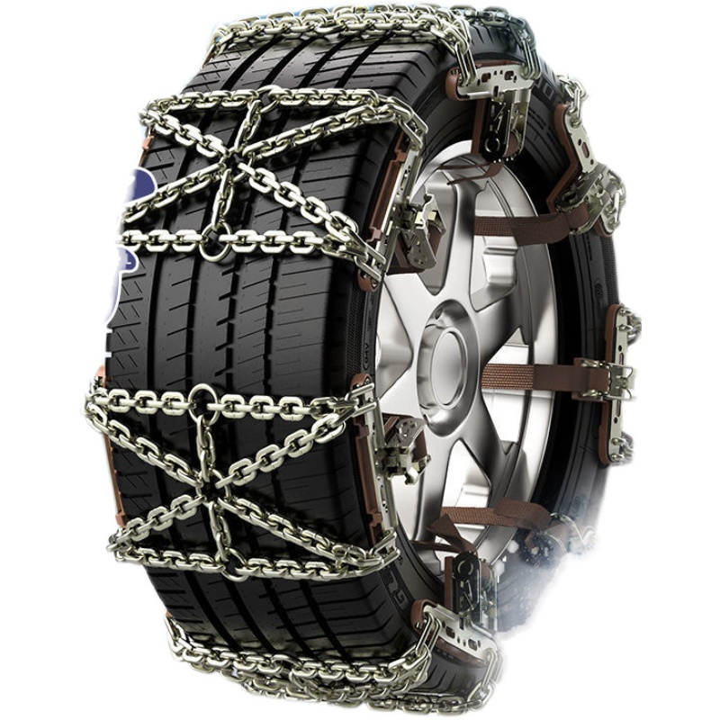 银色一道款4条小号165195轮汽车防滑链越野车suv小轿车加厚轮胎通用型