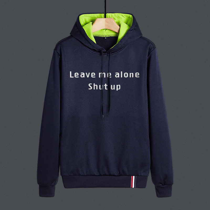 冬季男士卫衣加绒加厚打底衫保暖衣服长袖青少年上衣胖子连帽L208