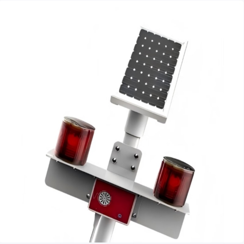 鼎鑫实业 DXSY-12 DC5V 3W IP67 75次分 LED 太阳能声光警示灯 (计价单位:盏) 红色高清大图