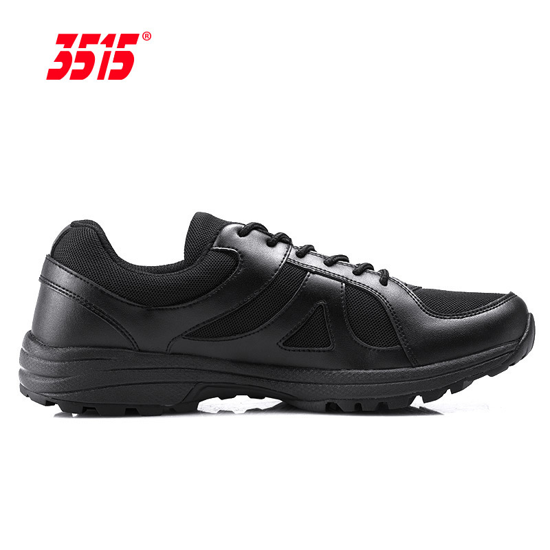 际华3515强人训练鞋男士黑色透气户外登山耐磨跑步鞋运动鞋男鞋子