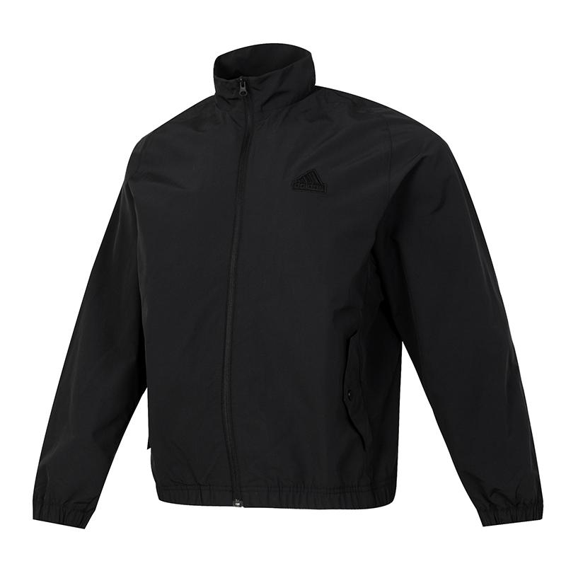 adidas阿迪达斯男女装新款梭织运动休闲宽松夹克外套JI6657 ZP高清大图