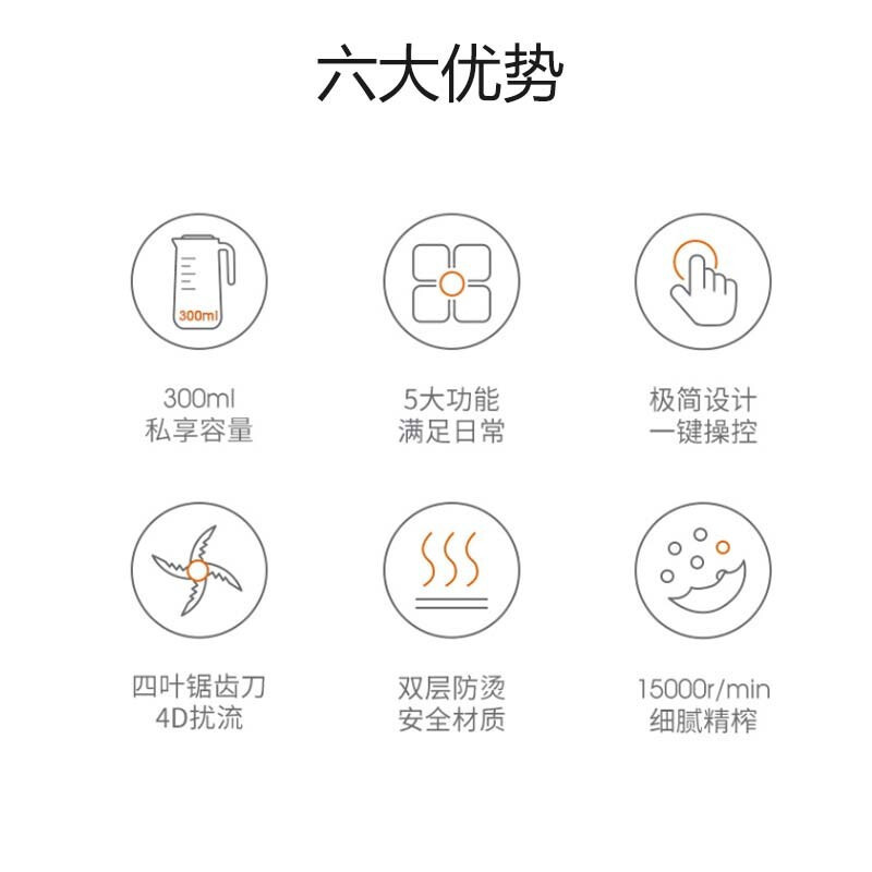 九阳(Joyoung)肖战推荐 迷你破壁机0.3L一人食小型榨汁机全自动家用多功能豆浆机DJ03X-D111(绿)
