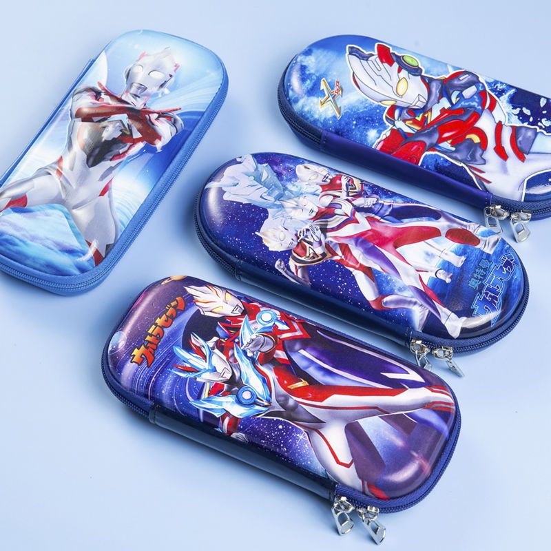 奥特曼笔袋笔盒文具盒男孩儿童小学生卡通动漫铅多功能大容量创意铅笔