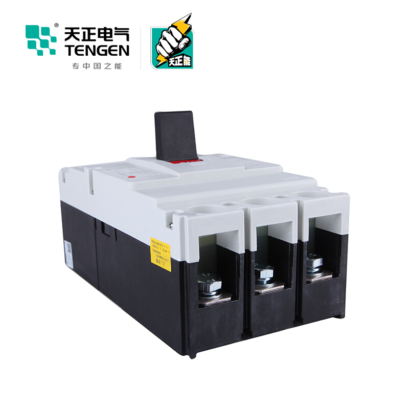 天正电气 TGM1-400 100KA热磁式400A 3P 手动 固定式 400VAC 01040072181塑壳断路器
