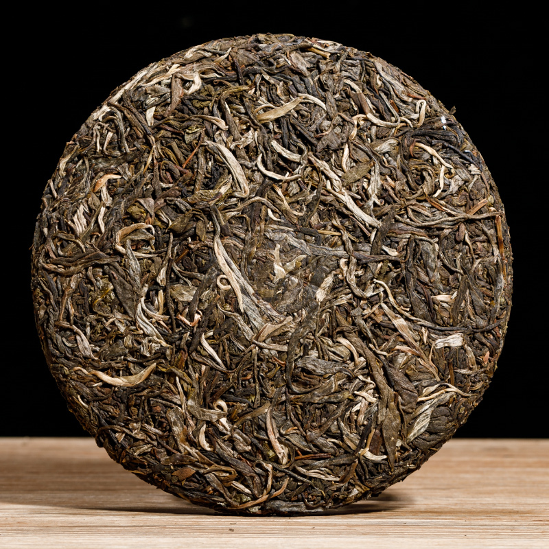 秋博源南糯山普洱茶生茶357g饼云南勐海老茶生普饼