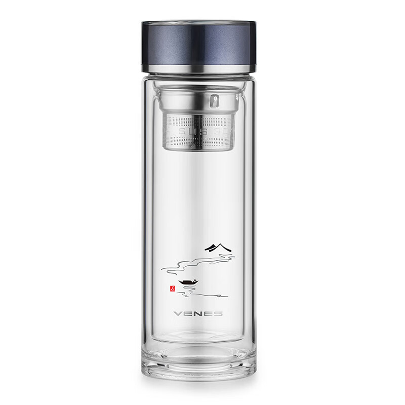 菲驰 FC313-380 茶韵东方水晶杯 380ml 高硼硅玻璃(单位:个)