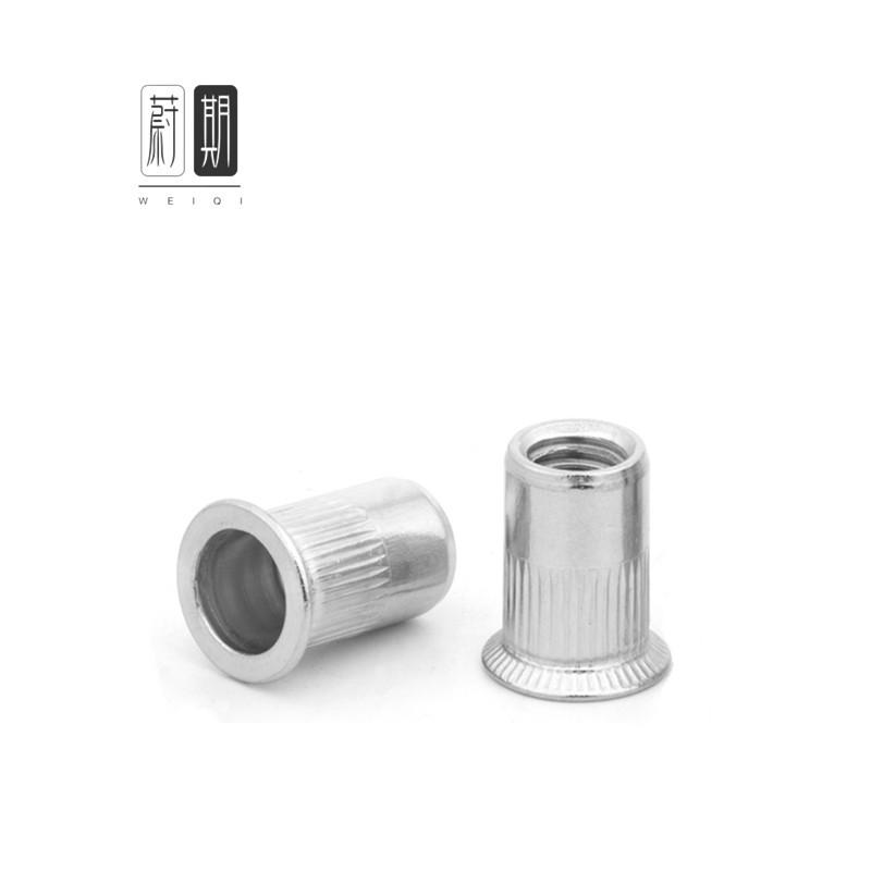 蔚期 不锈钢平头竖纹拉铆螺母 M10*21 个