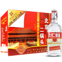 永丰牌北京二锅头清香型(出口型小方瓶)永丰二锅头红标42度 500ml*12瓶