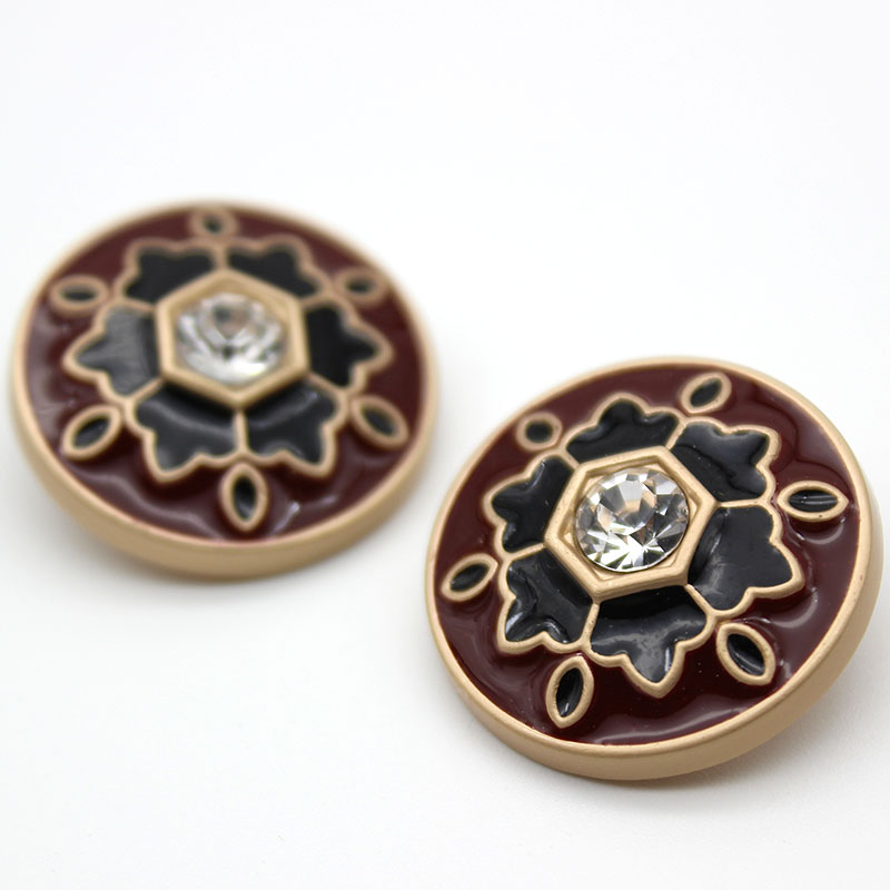 18mm[5颗] yomo studio 小香风复古金属纽扣西装外套装饰扣子呢大衣