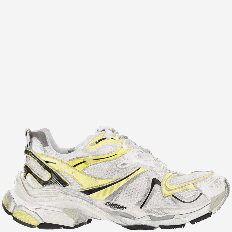 Balenciaga/巴黎世家男士圆头系带透气网面跑步鞋防滑橡胶底