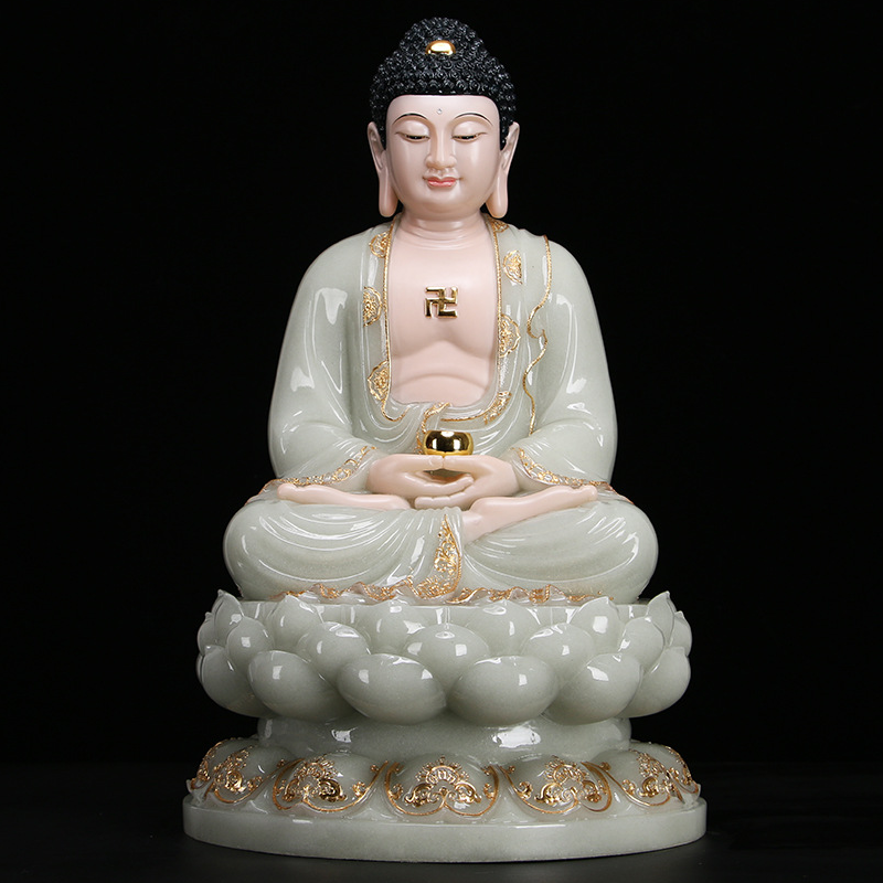 美帮汇玉石观音佛像供奉家用海观世音菩萨摆件室内供佛全套高清大图