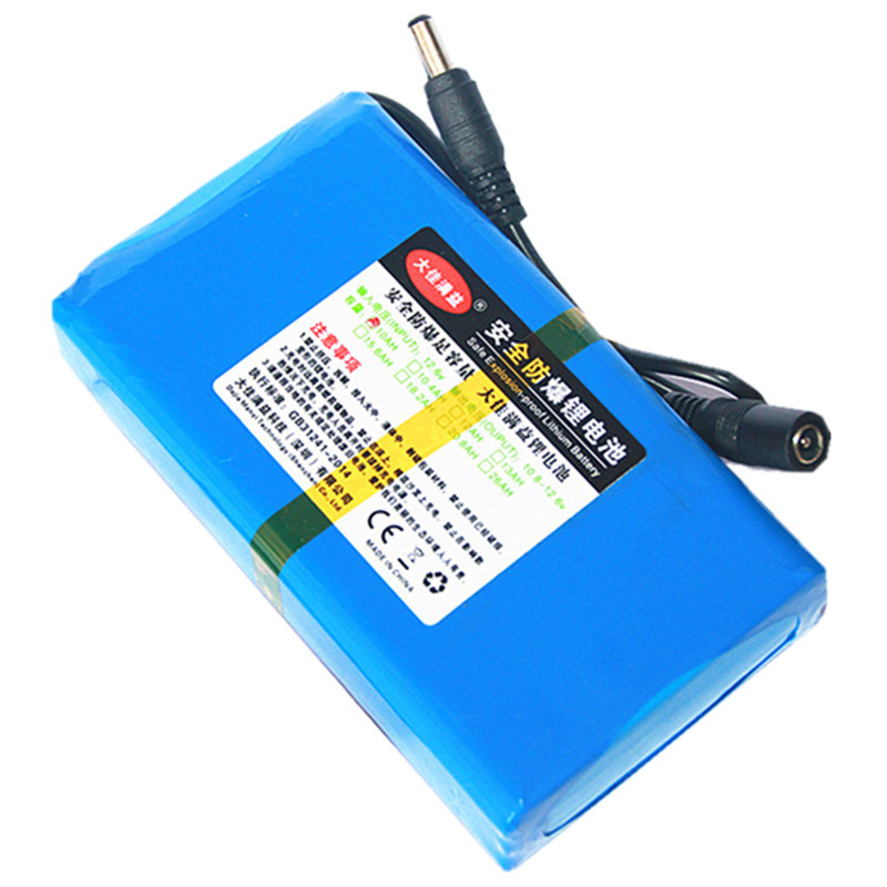 126v15a充电器锂电池12v大容量聚合物监控可充电12伏电瓶户外拉杆音箱