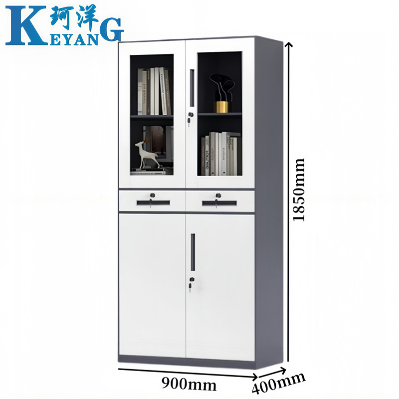 珂洋 备品柜 灰套白中二斗 台高清大图