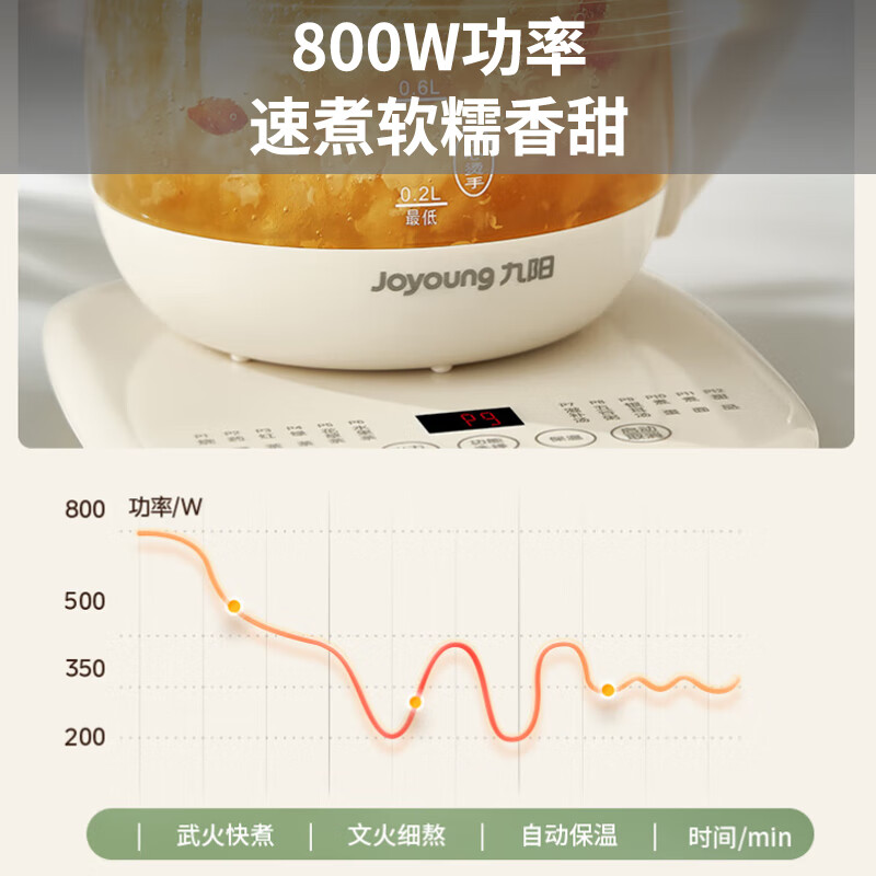 九阳(Joyoung)1.5L 养生壶 0胶水煮茶器 316L不锈钢电烧水壶 保温花茶壶 带滤网 WY303高清大图
