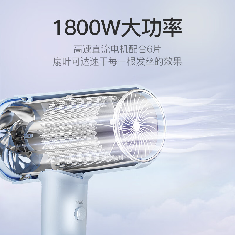 康夫-电吹风KF3157 冰川蓝高清大图