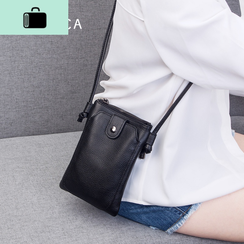 皮手机包女斜挎百搭夏天小包包女2020新款软皮迷你单肩包newlake女斜