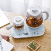 小熊(Bear)煮茶器煮茶壶 0.8L蒸汽喷淋式蒸茶壶养生壶电水壶热水壶304不锈钢烧水壶茶具黑茶ZCQ-A08E1