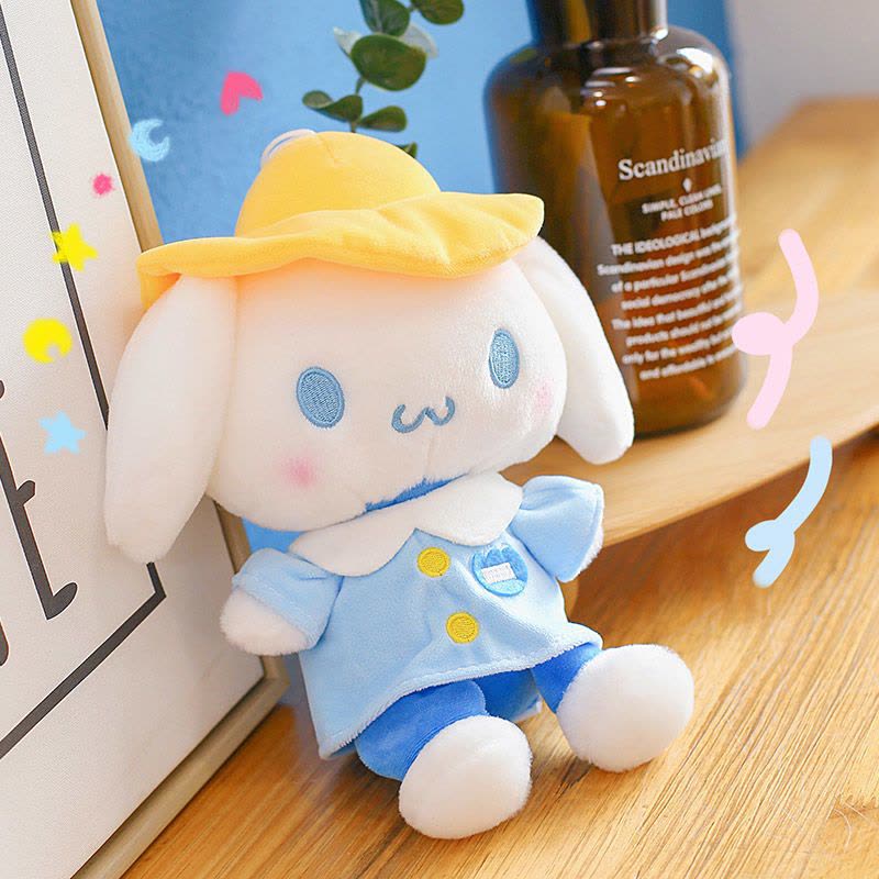 ins可爱玉桂狗公仔摆件卡通玩偶毛绒学生呆萌挂件生日送女友图片