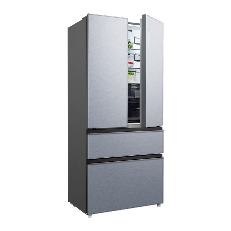 西门子(SIEMENS)KF88EA660C 超薄零嵌入冰箱法式多门抗菌净味 银色501升 银色