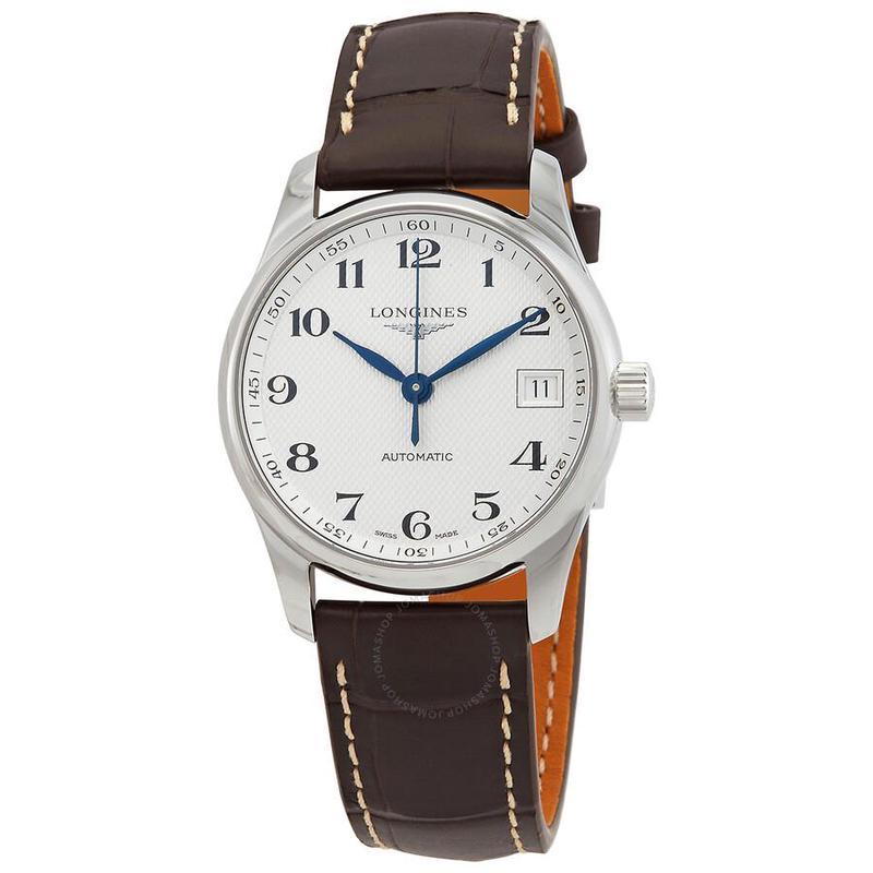 浪琴longinesmaster自动银色表盘女士时尚百搭机械手表l23574783