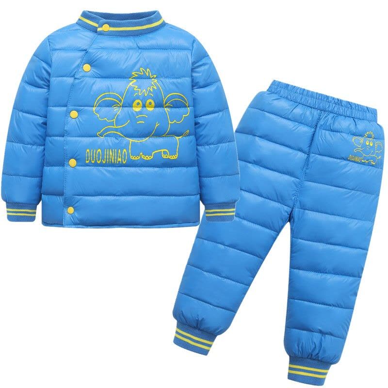 迪鲁奥(DILUAO)反季儿童羽绒服套装加厚款男女宝宝保暖内胆婴儿装两件冬图片