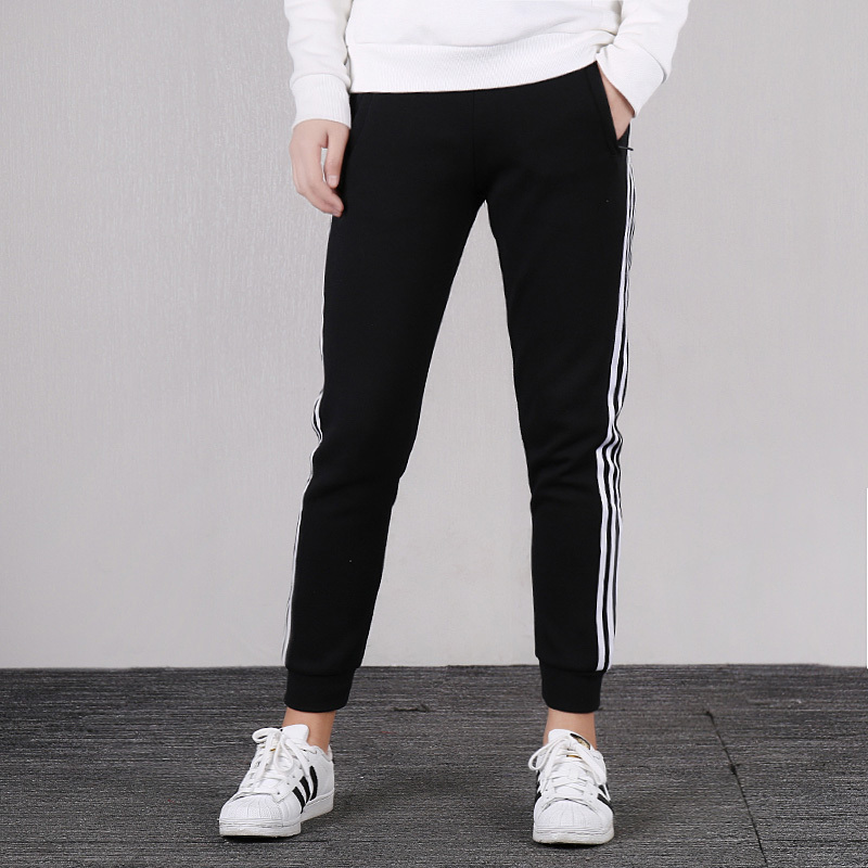 Adidas阿迪达斯裤子女2020新款运动裤收口宽松长裤女裤FM9309