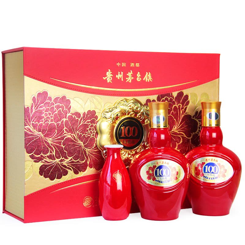 あなたにおすすめの商品 贵州茅台镇100珍藏品500ml*2瓶礼盒酒52度浓香型【价格图片品牌 その他