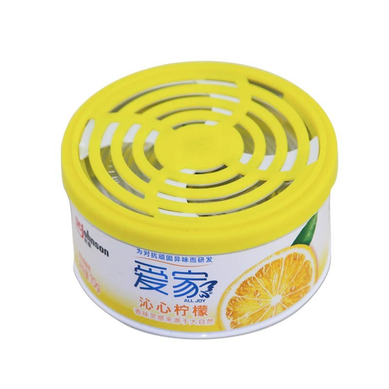 企采严选爱家沁心柠檬固体芳香剂 70g*60盒/箱 单位:箱