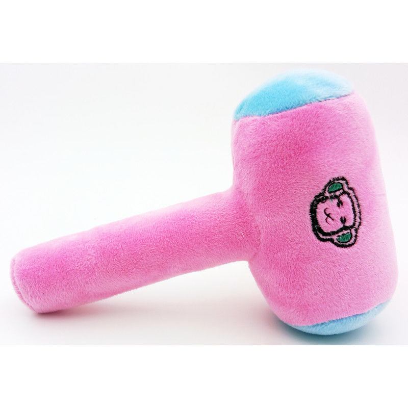 婴儿毛绒锤子玩具摇铃益智幼儿培训班布锤子榔头宝宝英语教具新生