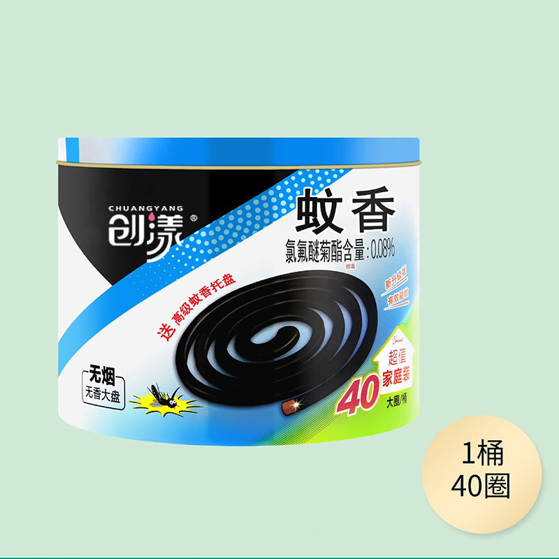创漾CY1082大盘无烟无香蚊香40盘/筒高清大图