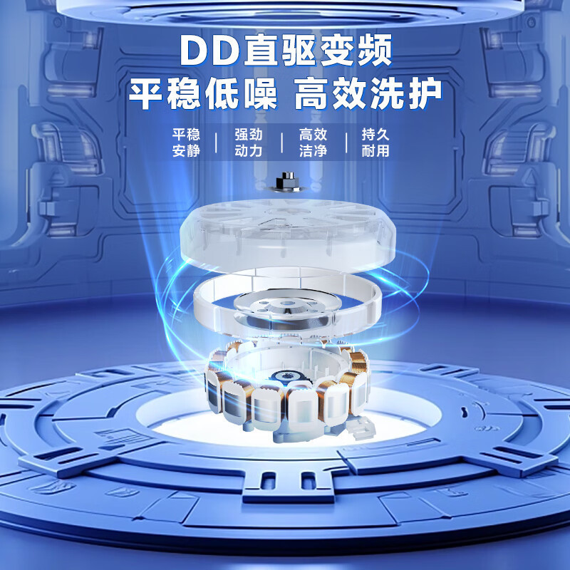 海尔(Haier)迷你波轮洗衣机全自动婴儿洗衣机5KG容量 内衣裤洗衣机家用 DD直驱变频 XQB50-B278高清大图