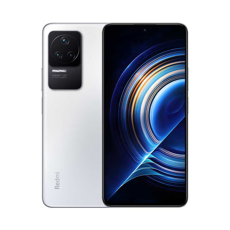 Redmi K50 晴雪色 12GB内存 256GB存储 天玑8100 2K柔性直屏 67W快充 5G智能手机