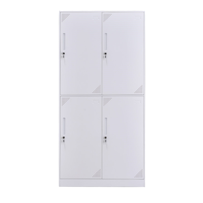 臻远 ZY-GYGC-15拆装更衣柜窄边储物柜 纯白色四门高清大图