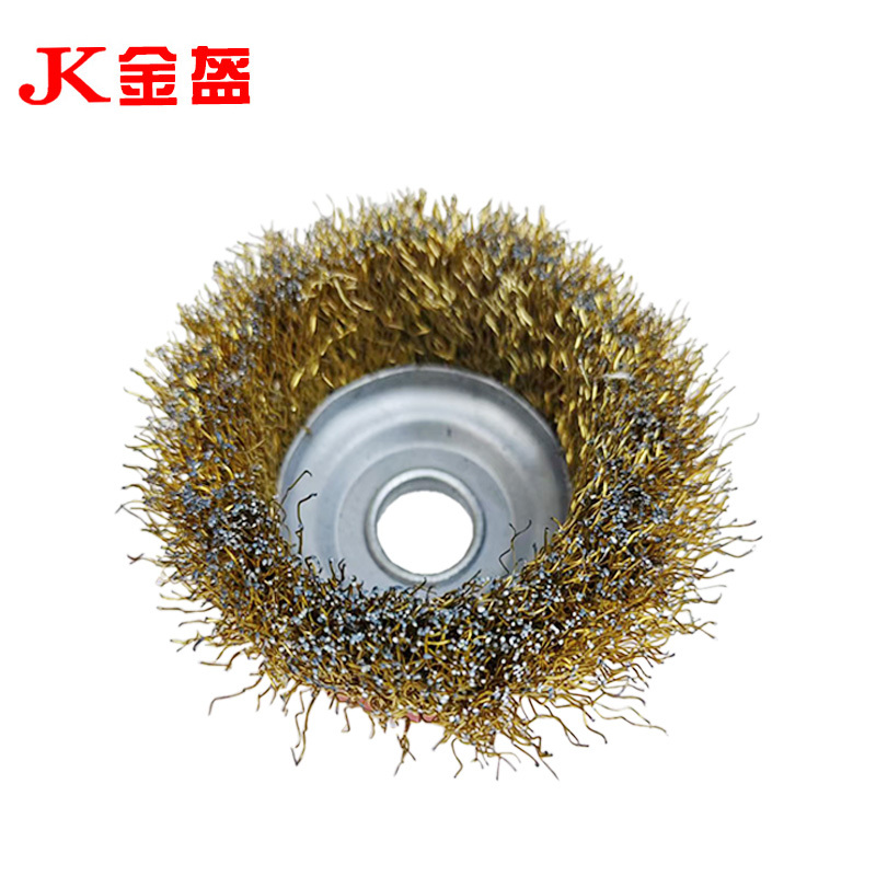 金盔钢丝轮碗型钢丝刷100×16mm/个
