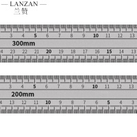 兰赞(LANZAN) 不锈钢直角尺L型金属钢尺