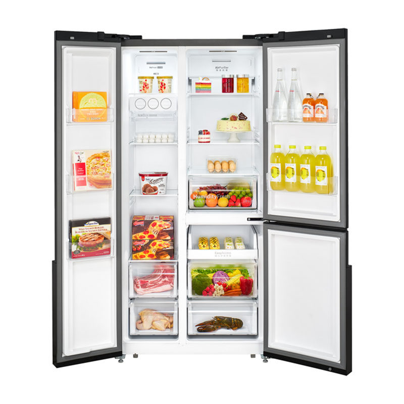 博世 KAN95AY90C 浅薄对开门岩瓷面板三门家用冰箱铂金净风高清大图