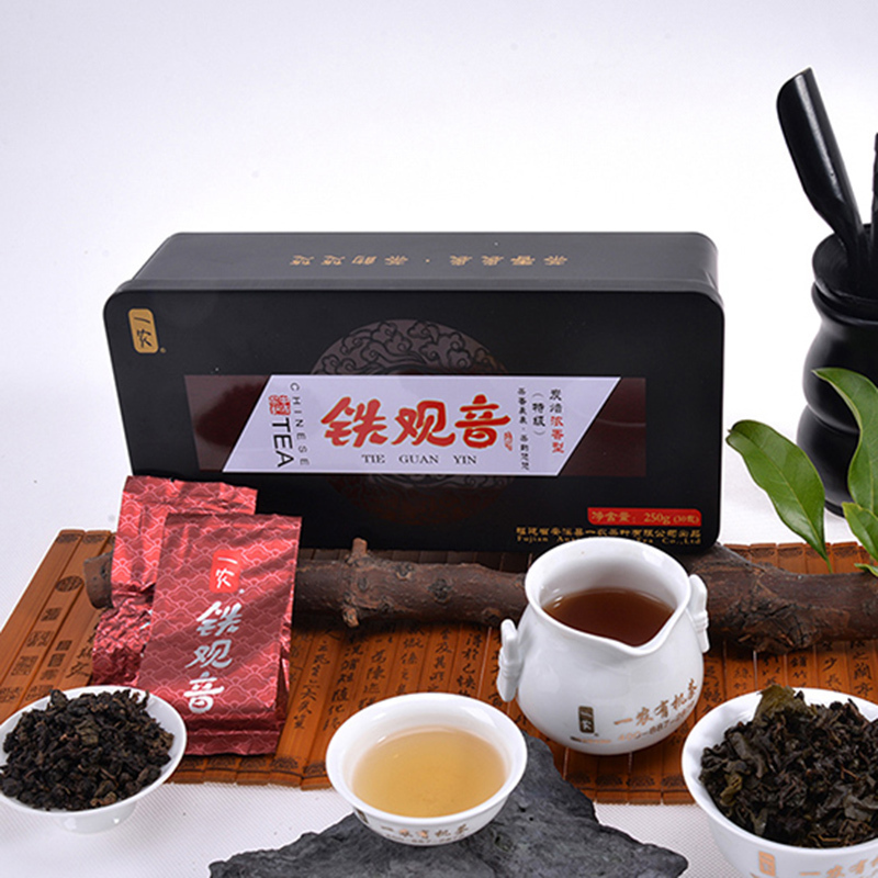 一农 特级浓香型 铁观音250g 铁盒装 福建茗茶 茶叶 乌龙茶 清香型