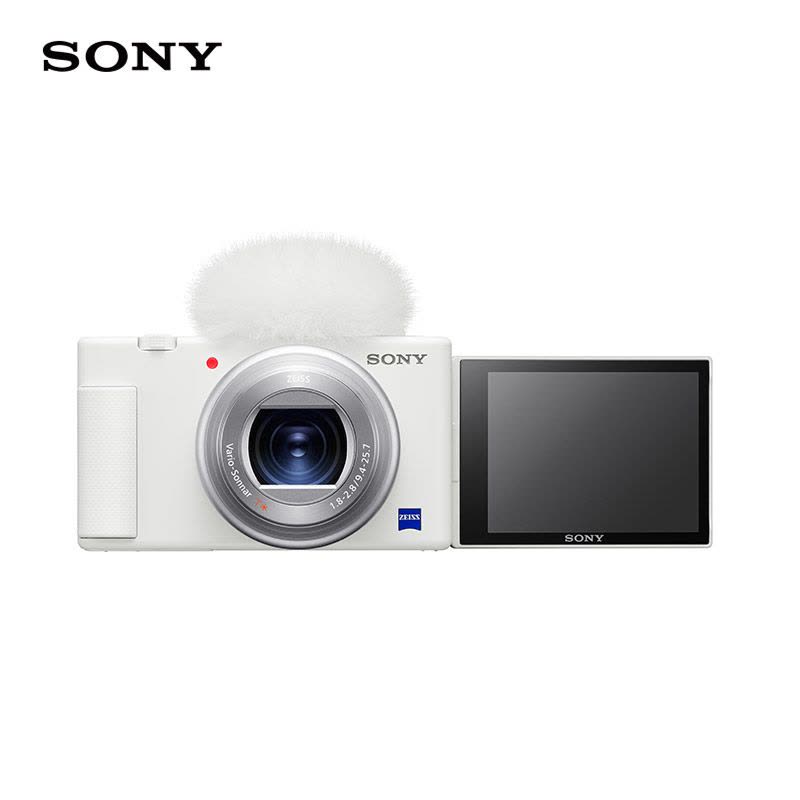 索尼(SONY) 数码相机 ZV-1单机 Vlog拍摄 新品白色图片