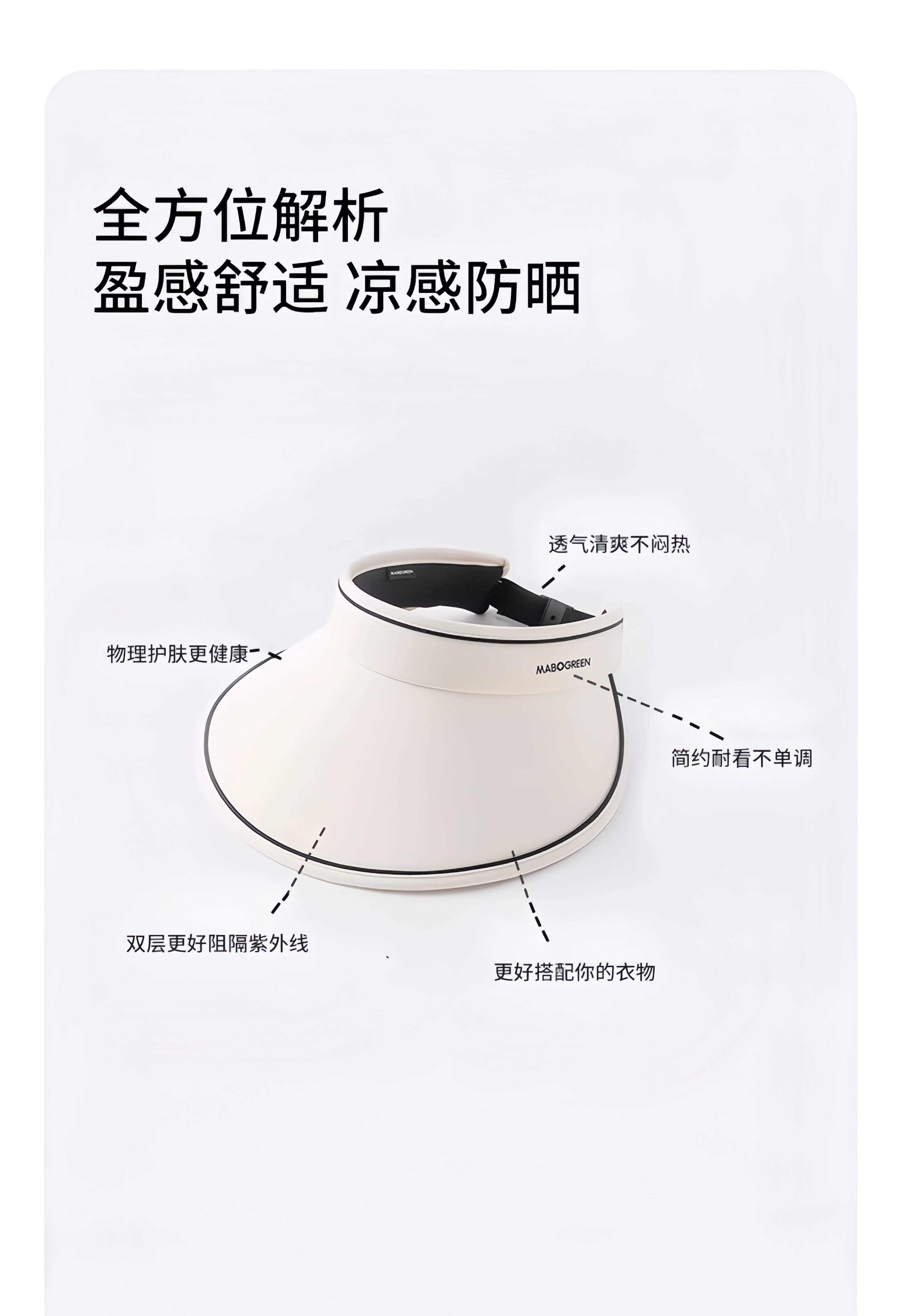 豫汉迎防晒遮阳帽高清大图