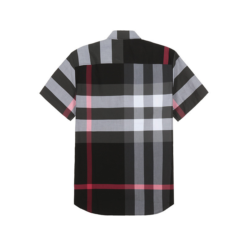 博柏利burberry男款棉质短袖衬衫80256071