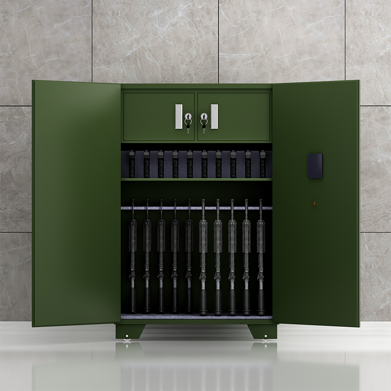 臻远ZY-QXG-02 管制器械存放柜加厚密码锁铁皮柜绿色 1000*500*1560高清大图