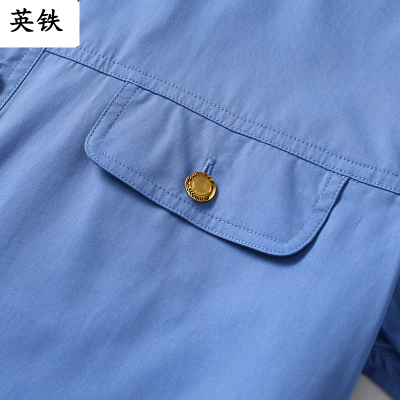 短袖工作服高清大图