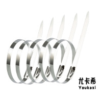尤卡希(Youkaxi) 不锈钢扎带 11.5*400mm 30条/包