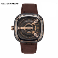 SEVENFRIDAY旗舰店正品瑞表7个七个星期五男士手表皮带机械表M2/2