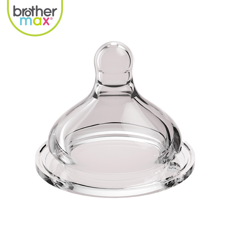 BROTHER MAX麦斯兄弟瓶备用替换硅胶软嘴 防漏硅胶奶嘴0-3个月