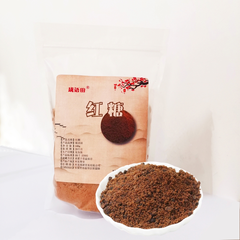 珑语田 红糖 500g/袋高清大图