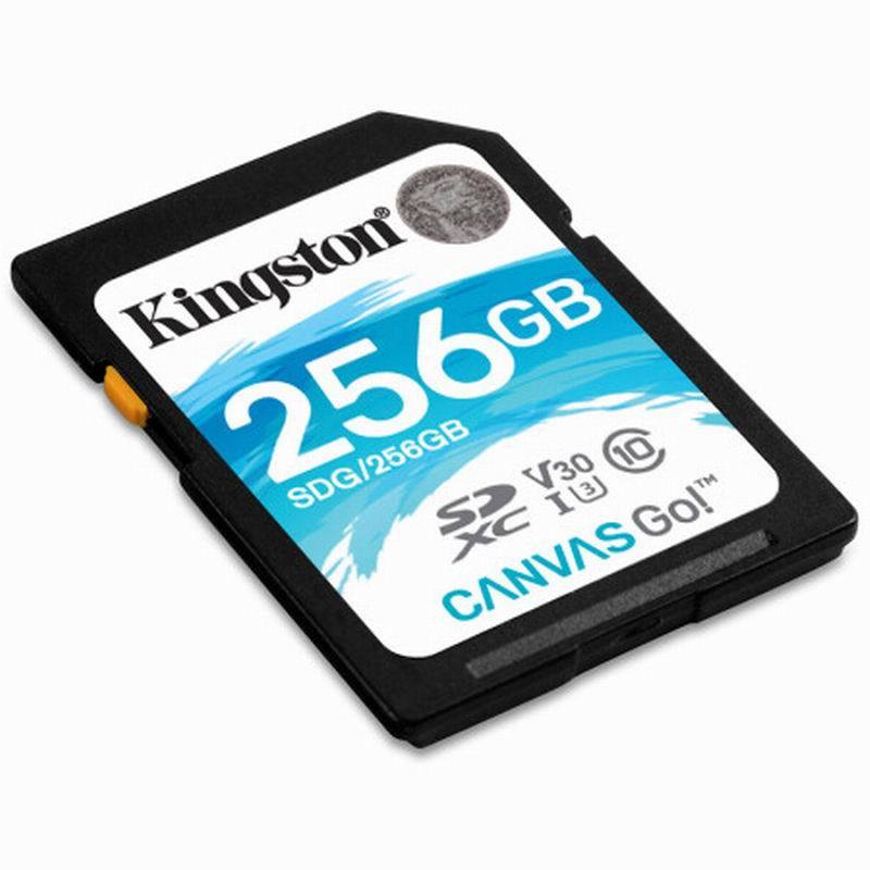 金士顿(Kingston) SD卡256G 兰卡 U3 V30 SDG/256G(读90m/s写45m/s)