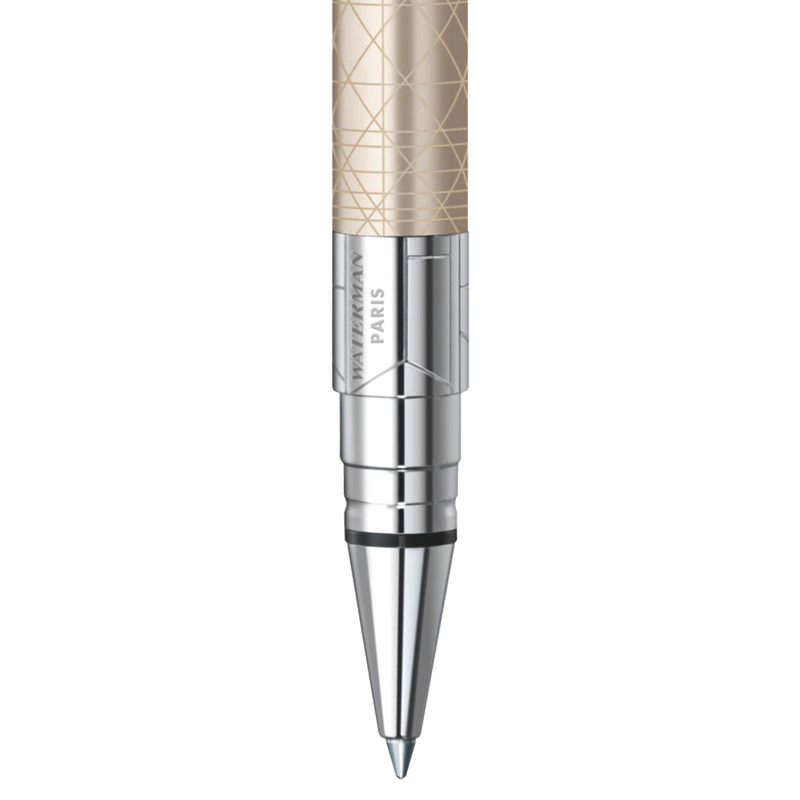 威迪文(WATERMAN)远景系列 蓝色白夹签字笔/宝珠笔