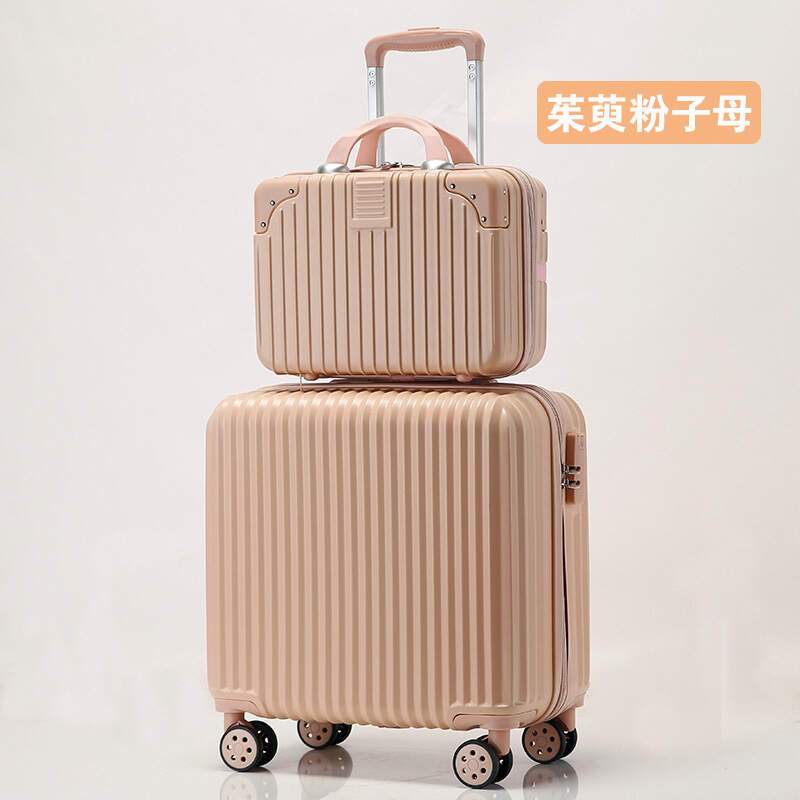 18寸行李箱女小号迷你登机密码箱旅行箱包儿童拉杆箱皮箱logo